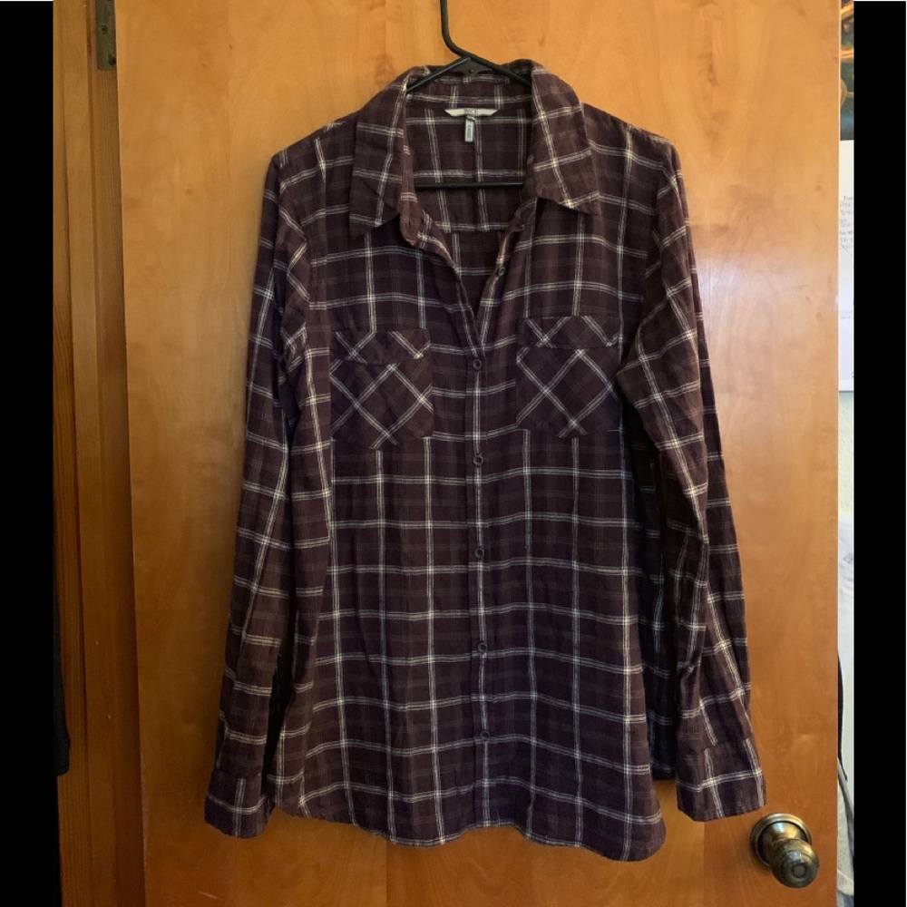 Buckle Plaid Shirt
